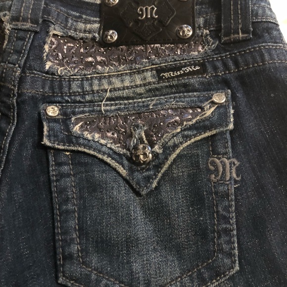 Miss Me Denim - Miss Me size 28 dark wash jeans
